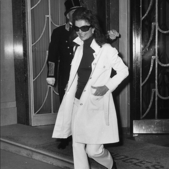 Melanie Lyne Jackie O Ivory coat LARGE - Picture 11 of 13